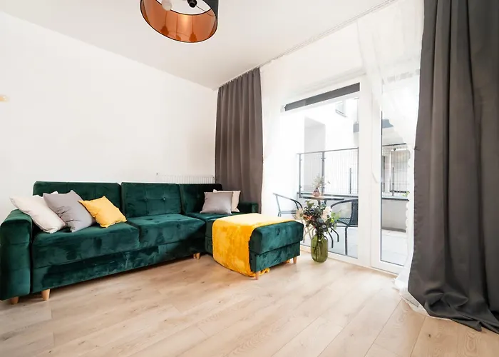 Manufaktura - Z Parkingiem I Dwoma Lazienkami Apartman