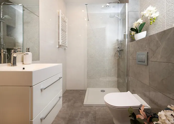 Manufaktura - Z Parkingiem I Dwoma Lazienkami Apartman *